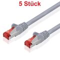 CAT6 DSL Patchkabel Netzwerkkabel Netzwerk LAN Kabel SFTP geschirmt RJ45 Stecker