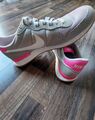 NIKE Damen Sneaker Gr. 40,5 - Sportschuh Grau/ Pink/ Weiß