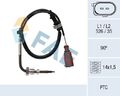 FAE 68021 Abgastemperatursensor für VW Polo Schrägheck (6R1, 6C1) M14x1,5 526mm