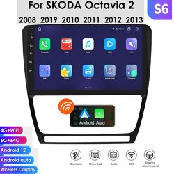 Für SKODA Octavia II 2008-2013 Android11 DAB+Radio Carplay Stereo GPS Navi 6+64G