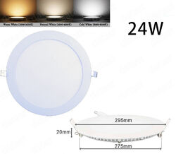 LED Panel Einbaustrahler Einbau-Spots Bad ultraflach 230V Einbau-Leuchten Lampe