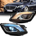 VLAND LED Scheinwerfer für Mercedez Benz S-Class 2014-2017 w/Dynamische Blue DRL