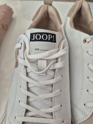 JOOP ! Damen Leder Sneaker Schuhe Weiß Beige Braun gr. 42Neu