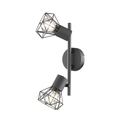 Fischer & Honsel Spotschiene Leuchte Ran Grau Matt Metall 2 flammig E14 40W 230V