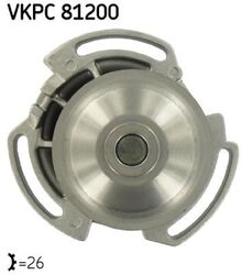 SKF VKPC81200 Wasserpumpe Wapu für Audi für VW 