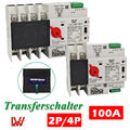 2-Polig 4-Polig Transferschalter Transfer Lastumschalter Notstrom Umschalter100A