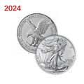 American Eagle 1 oz Silbermünze 2024 USA One Dollar 1 oz silvering