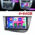 für Seat Leon MK2 1P1 2005-2012 4G+64G Android 13 Carplay Autoradio GPS Wifi BT