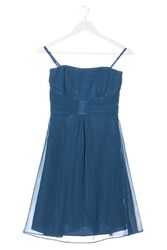 ZERO Abendkleid Damen Gr. DE 34 blau Elegant