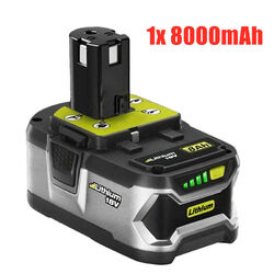 1-4x Für Ryobi P108 Akku 18V 12Ah 9Ah 6Ah HP Li-Ion ONE Plus BPL1850 / Ladegerät