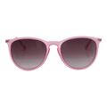 Panto Sonnenbrille Damen Vintage Brille Pink Transparent Festivalbrille Luxxada®