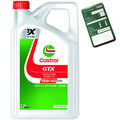 5L Castrol Motoröl GTX 15W-40 A3/B3 VW 50101 50500 MB 229.1 Fiat inkl. Ölzettel