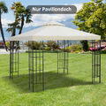 Outsunny Ersatzdach für Metall-Gartenpavillon 3x3m Partyzelt Pavillon Gartenzelt