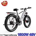 NEW Fat Tires ElektroMountainbike 48V20AH750W*2 Elektrofahrrad 55KM/H DUOTTS F26