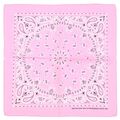 Rosa 100 % Baumwolle Paisley Quadrat Bandana Kopftuch Halstuch Cowboy