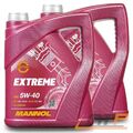 10 L LITER MANNOL EXTREME 5W-40 MOTOR-ÖL MOTORENÖL