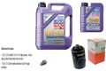 MAHLE Ölfilter 6 L LIQUI MOLY 5W-40 High Tech für Audi A3 1.8 TFSI 2.0