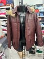 Jacke aus Leder Man Tg52 Bordeaux LLV736