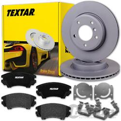 TEXTAR BREMSSCHEIBEN 321mm + BELÄGE VORNE passend für OPEL ZAFIRA C TourerVA 321x30mm // NUR für Bremssystem 17" = POC J61