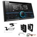 Kenwood 2-DIN Receiver Autoradio Bluetooth für Dodge Nitro 2007-2010 in schwarz