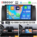 DAB+ 64G Für BMW 5er E39 X5 E53 7er E38 Android 13 Carplay Autoradio GPS NAV KAM