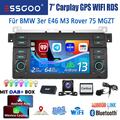 DAB+ Für BMW E46 3er 318 320 325 DAB+ Autoradio Android13 GPS WIFI 2+64G Carplay