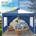 Pavillon 3x3m Wasserdicht UV Faltpavillon Pop-Up Partyzelt Gartenzelt Pavillon