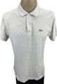 Lacoste Poloshirt Gr. 4 M Herren T-Shirt Männer Sweatshirt Hemd Polo Weiß