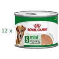 (€ 14,08/kg) Royal Canin Mini Ageing Mousse S Hundefutter nass: 12 Dosen x 195 g