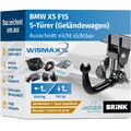 ANHÄNGERKUPPLUNG für BMW X5 F15 13-18 vert. abnehmbar BRINK +13pol E-Satz JAEGER
