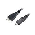 H68 USB 3.1 Typ C Stecker auf USB 3.0 micro B Stecker Festplattenkabel Daten 1m