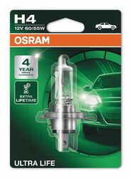 Glühlampe Halogen OSRAM H4 Ultra Life 12V, 60/55W [H] (101181)