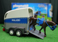 PLAYMOBIL aus 6875 POLIZEI Pferd und Pferdeanhänger