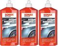 SONAX AutoHartWax 3x500 ml Hartwachs Carnauba Wachs Lackversiegelung Lack Schutz