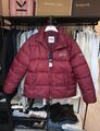 Tommy Jeans Daunenjacke Signature Modern Dunkelrot Relaxed Fit