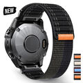 Quickfit Nylon Armband Für Garmin Fenix 8 E 7 7X 6 6X 5 5X Plus Epix Tactix Pro