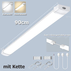 LED Feuchtraumleuchte Wannenleuchte Werkstattlampe Keller Bürolampe 120/150cm DE