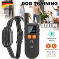 1000M Hund Ausbildung Stromschlag Erziehungshalsband Hunde Vibration TonFunktion