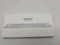 Apple Magic Keyboard A2449 Lightning Battery Weiß Silber Touch ID MwSt.