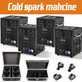 4x 750W Cold Spark Machine Sparkular Funkenmaschine DMX DJ Bühneneffekt Schwarz