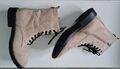 Wie NEU! Deichmann Damen Schnürboots, Boots, Schuhe, Gr. 40, beige, 1 x getragen