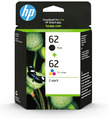 2x ORIGINAL HP 62 TINTE SCHWARZ + COLOR - N9J71AE - OFFICEJET 5540 - MHD 2025