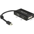 Displayport Adapter Delock mini DP -> D-Sub15/HDMI/DVI sw