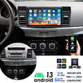 10" 64GB Android 13 Carplay Autoradio Für Mitsubishi Lancer 2008-17 GPS Navi KAM