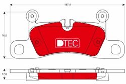 TRW Bremsbeläge Bremsbelagsatz Bremsklötze DTEC COTEC Hinten GDB1875DTE