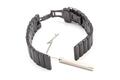 Armband für Withings Steel Hr, 40mm Edelstahl schwarz