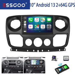 Autoradio Für Opel Movano B Renault Master 3 Carplay Android 13 64G GPS Navi KAM