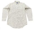  Polo Ralph Lauren Herren klassische Passform kariertes Shirt in beige off weiß/braun Größe M