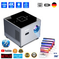 Mini 1080P Beamer HD Projektor 4K 10000LMS LCD 5G WiFi Heimkino Bluetooth