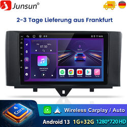 9” Android 13 Autoradio Für Benz Smart Fortwo 451 2010-15 GPS Navi WIFI BT DAB+